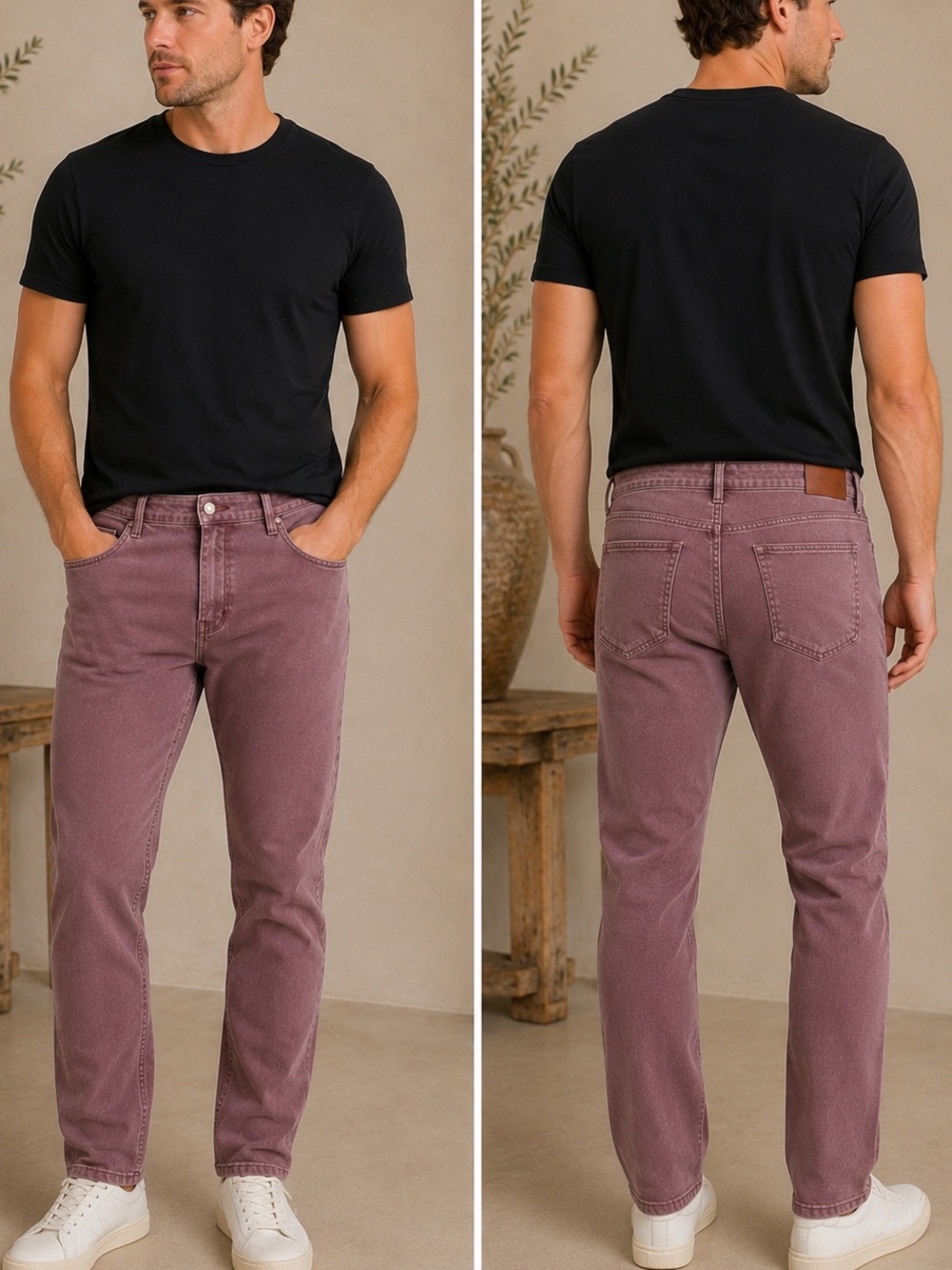 PAIGE Federal Slim Straight Leg Mens Jeans